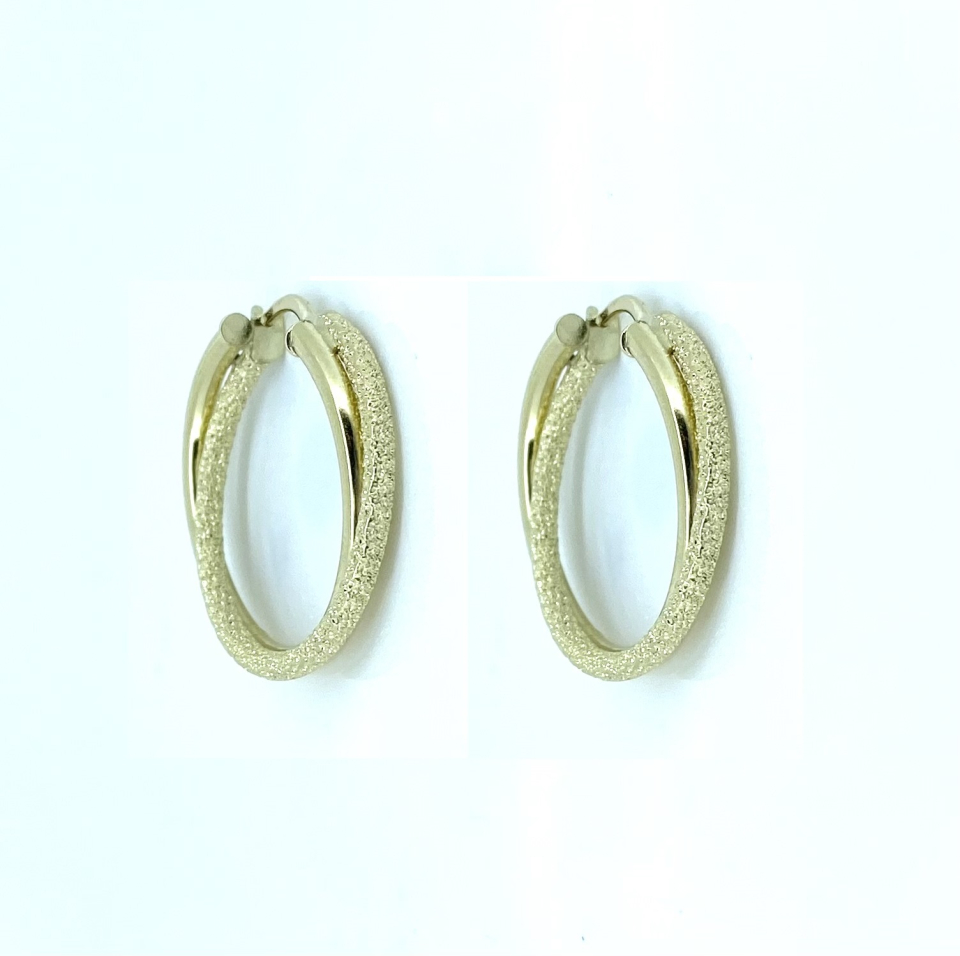 Boucles d'oreilles pour femme en or 10k