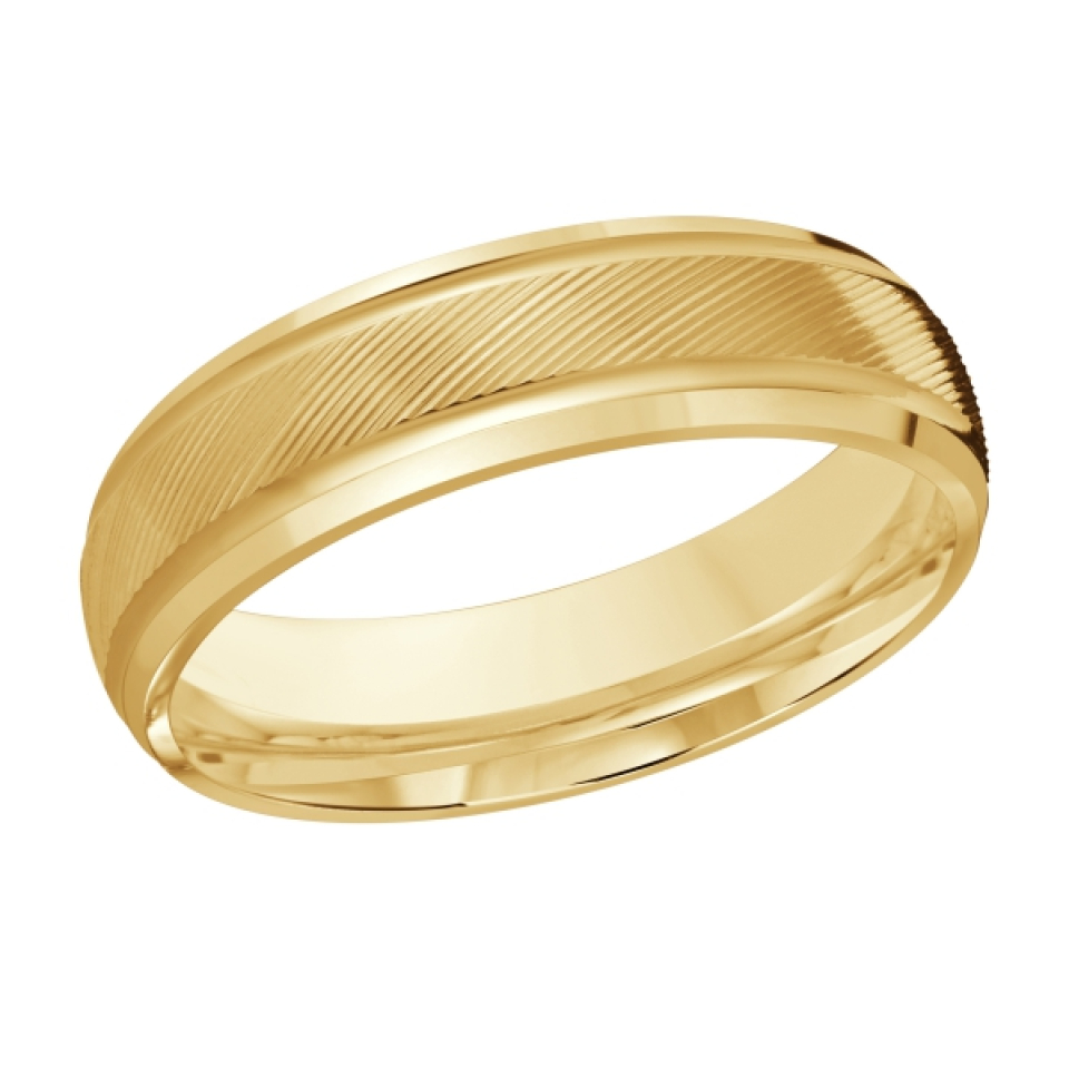 Jonc pour homme en or 10k - FT-1002-6Y-00 - MALO