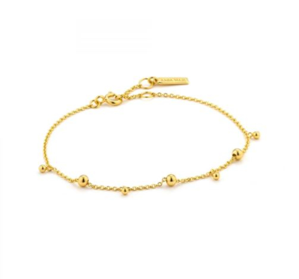 Bracalet pour femme en argent 925, boules - B002-03G - Ania Haie
