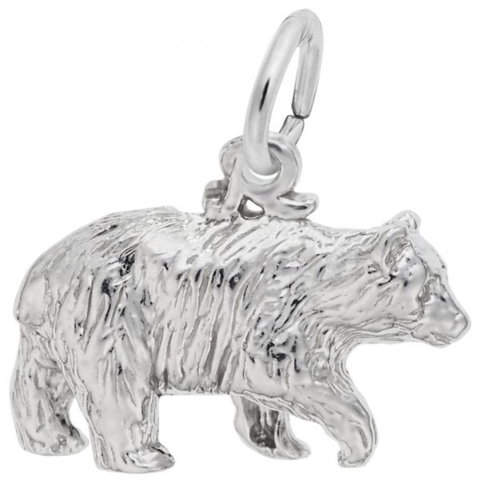 Pendentif en argent 925, ours noir - 10-1546-000 - Rembrandt Charms