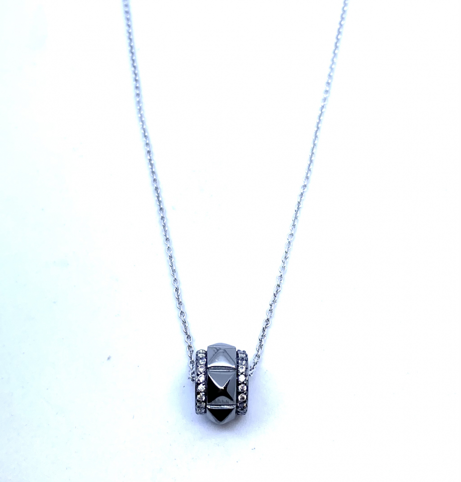 Pendentif pour femme en argent 925, zircons - ESP4280 - Ethan Stars