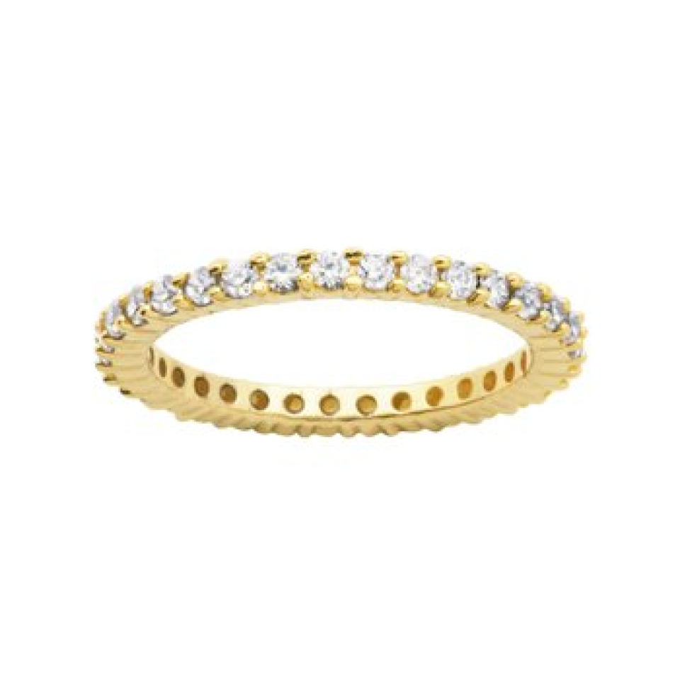 Bague éternitée pour femme en argent 925, zircons - 34AF3X97A8 - Reign