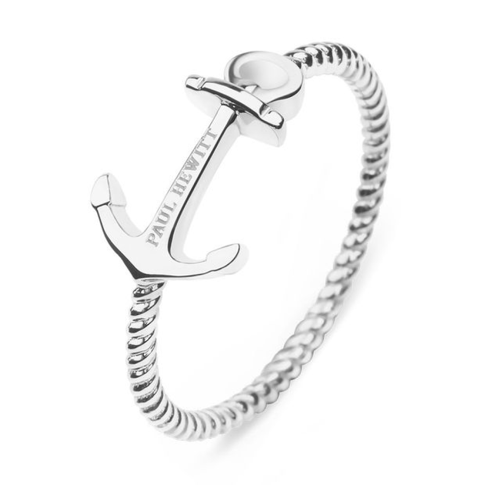 Bague stainless, ancre, torsadée - PH-FR-ARO-S-52 - Paul Hewitt