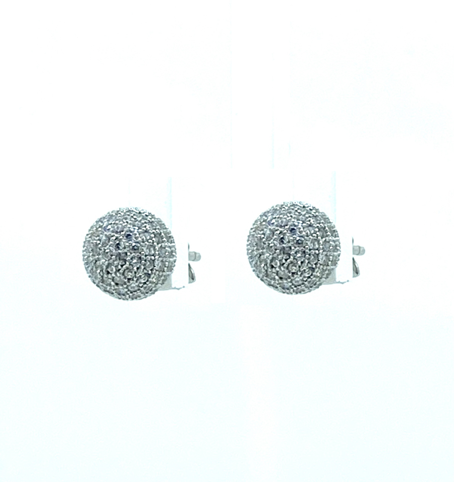 Boucles d'oreilles pour femme en argent 925, cubic zirconium - BO420 - Divers