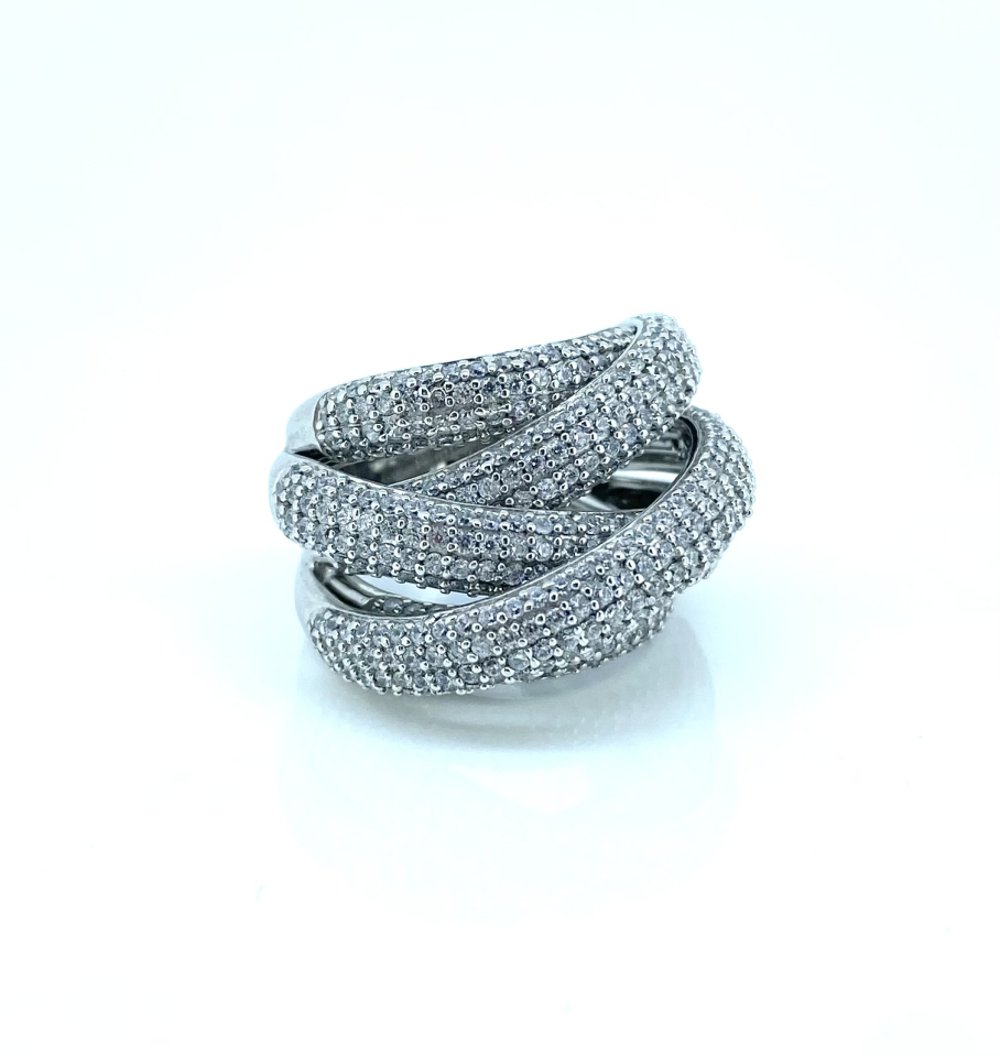 Bague pour femme en argent 925, cubic zirconium - MISS-BG03 - Ethan Stars
