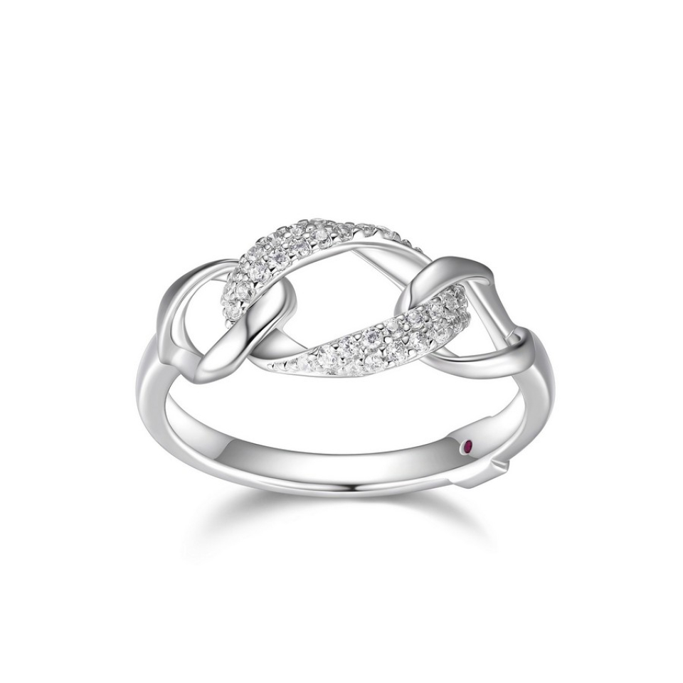 Bague pour femme en argent 925, zircons - R4LAE700AC - ELLE