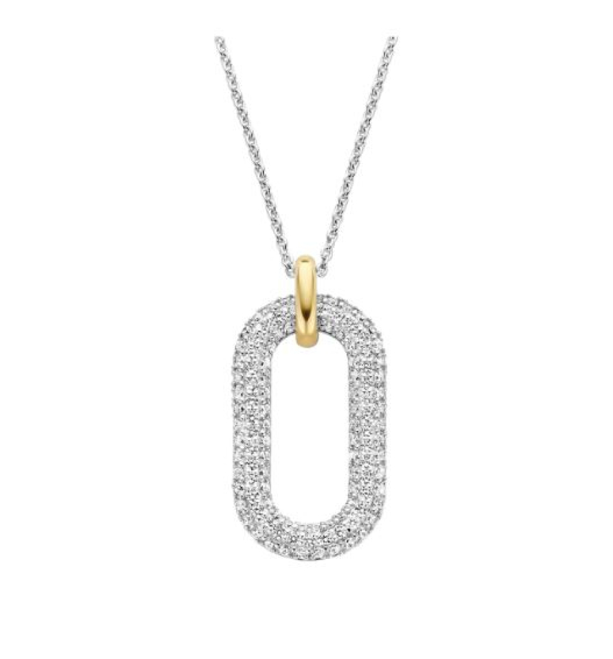 Pendentif pour femme en argent 925, cubic zirconium - 3964ZY/42 - Ti Sento Milano