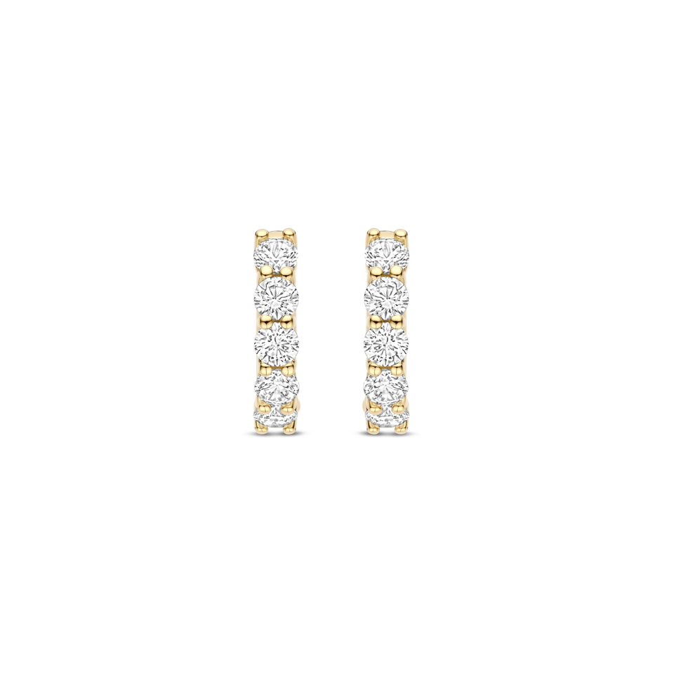 Boucles d'oreilles pour femme en argent 925, cubic zirconium - 7718ZY - Ti Sento Milano
