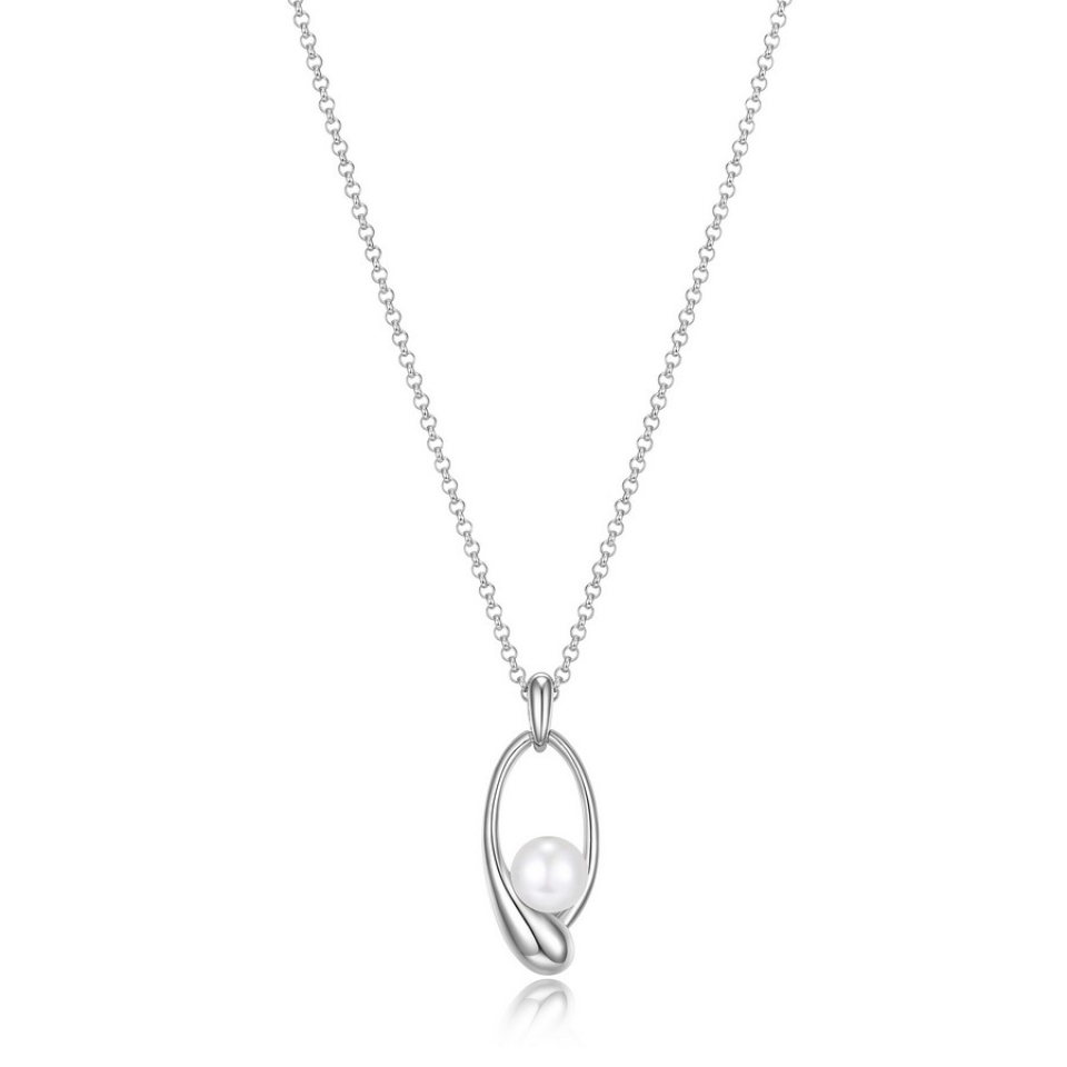 Pendentif pour femme en argent 925, perle - R0LBQ7BG48 - ELLE