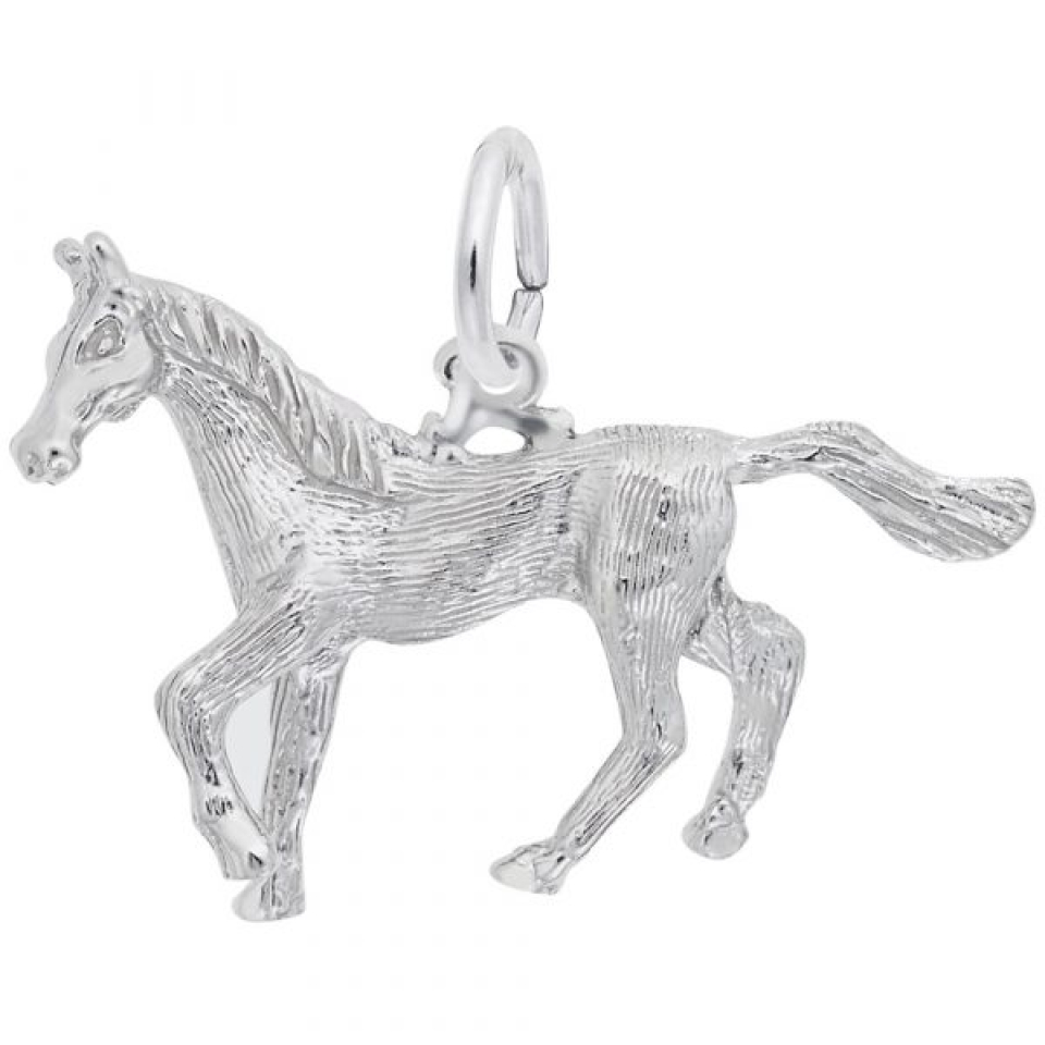 Pendentif en argent 925, cheval - 10-0174-000 - Rembrandt Charms