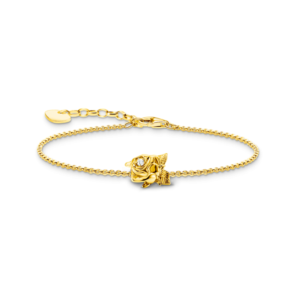Bracelet en argent 925, cubic zirconium, rose - A2175-414-39-L19V - Thomas Sabo