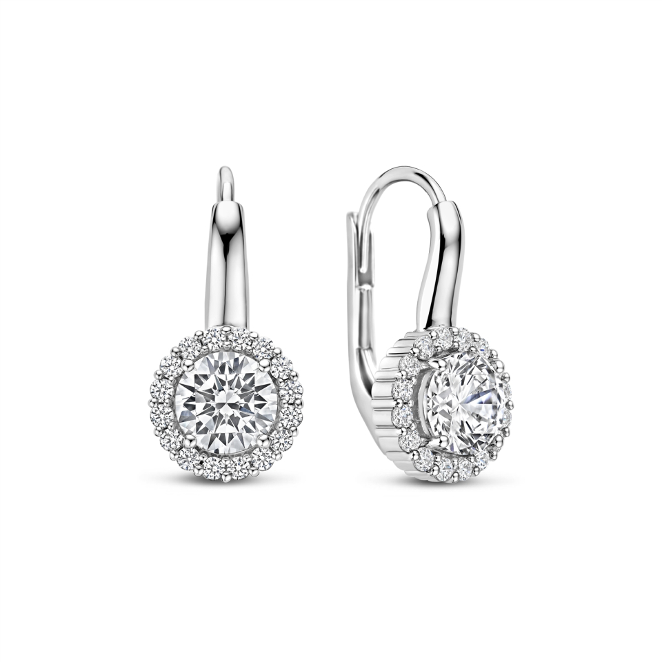 Boucles d'oreilles pour femme en argent 925, cubic zirconium - 78056ZI - Ti Sento Milano