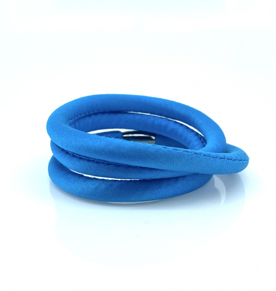 Bracelet triple pour femme en soie et stainless - 1004485-57 - Story