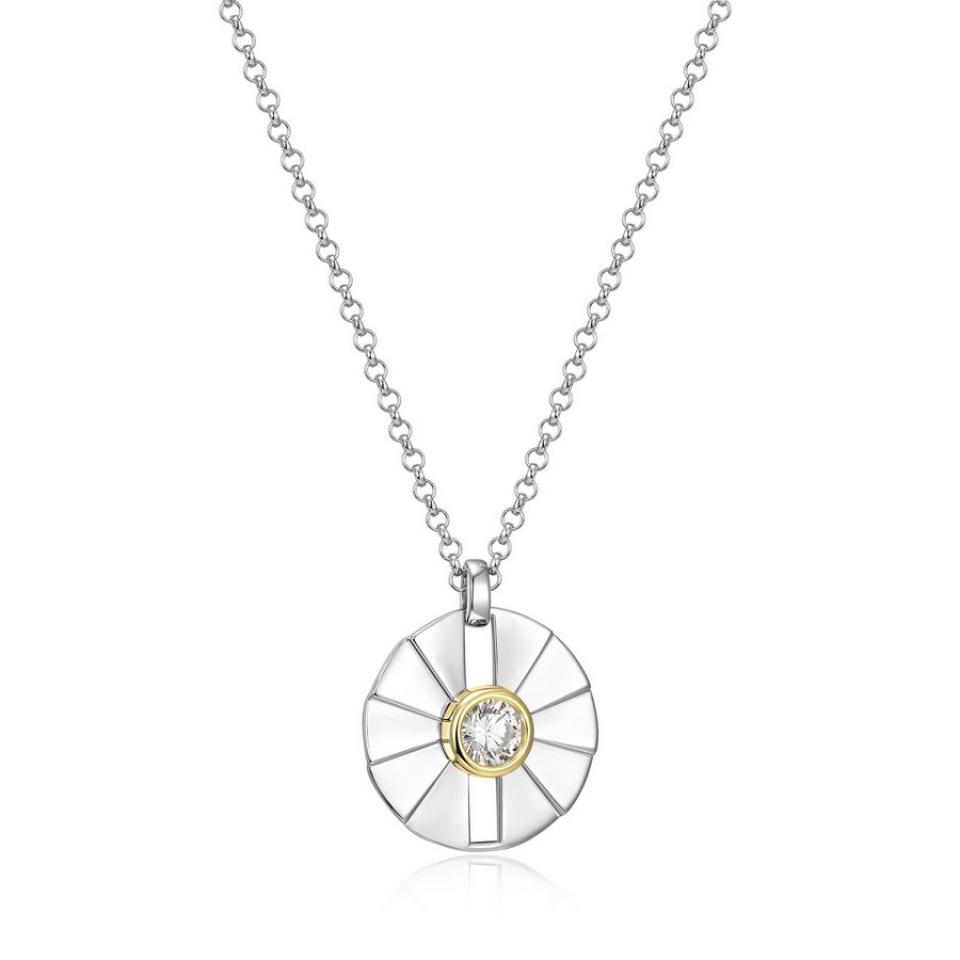 Pendentif pour femme en argent 925, cubic zirconium - R0LBYM0046 - ELLE