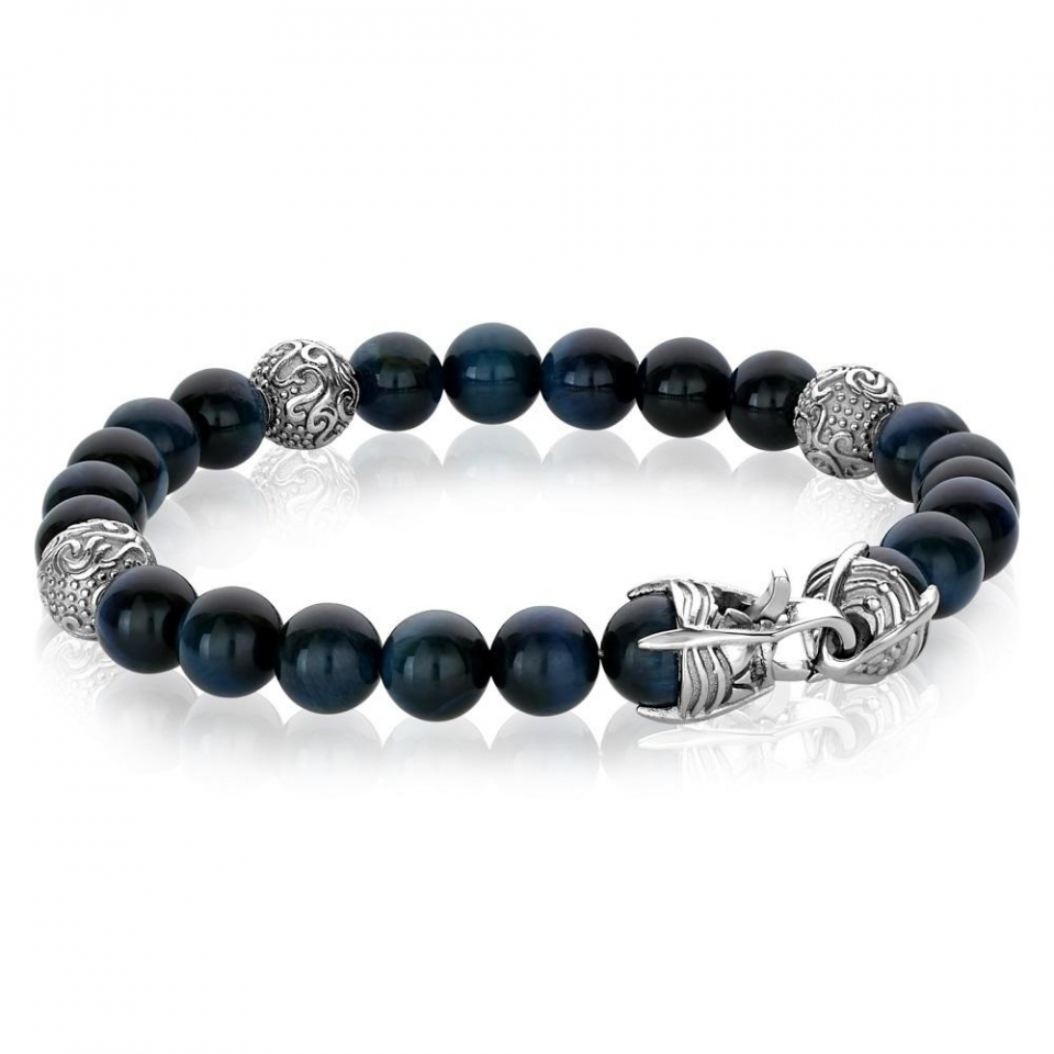 Bracelet stainless, billes - BB-96 - Italgem
