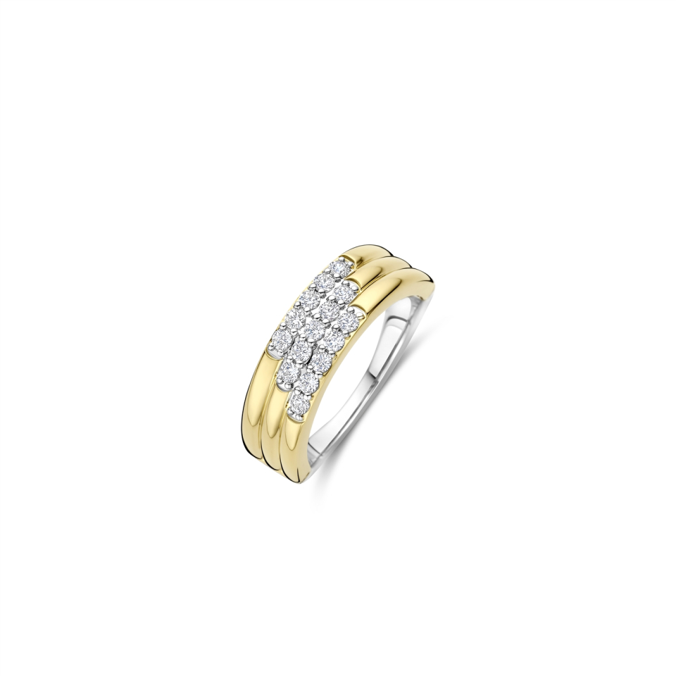 Bague pour femme en argent 925, cubic zirconium - 12411ZY/52 - Ti Sento Milano