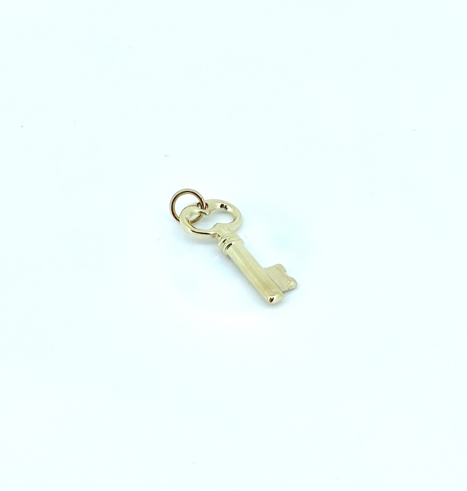 Pendentif en or 10k, clef - PD267 - REC