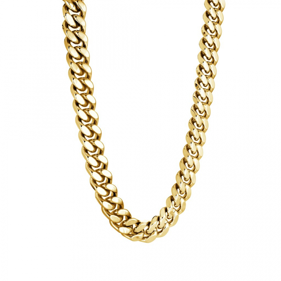 Chaine pour homme en stainless, gourmette, 13mm - SYN34 - Italgem