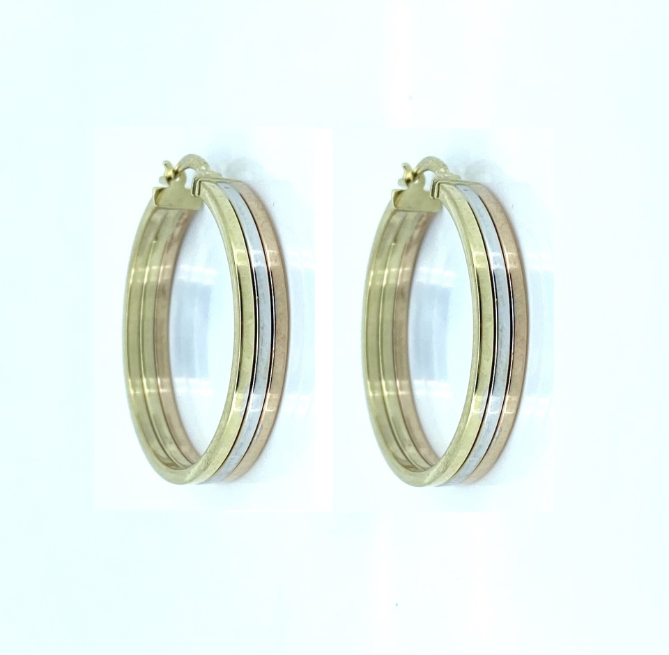 Boucles d'oreilles pour femme en or 10k