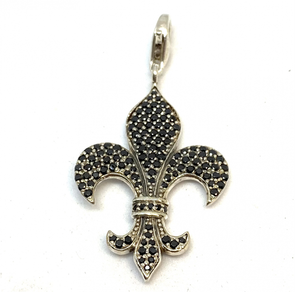 Breloque en argent 925, cubic zirconium, fleur de lys, Québec - PE577-051-11 - Thomas Sabo