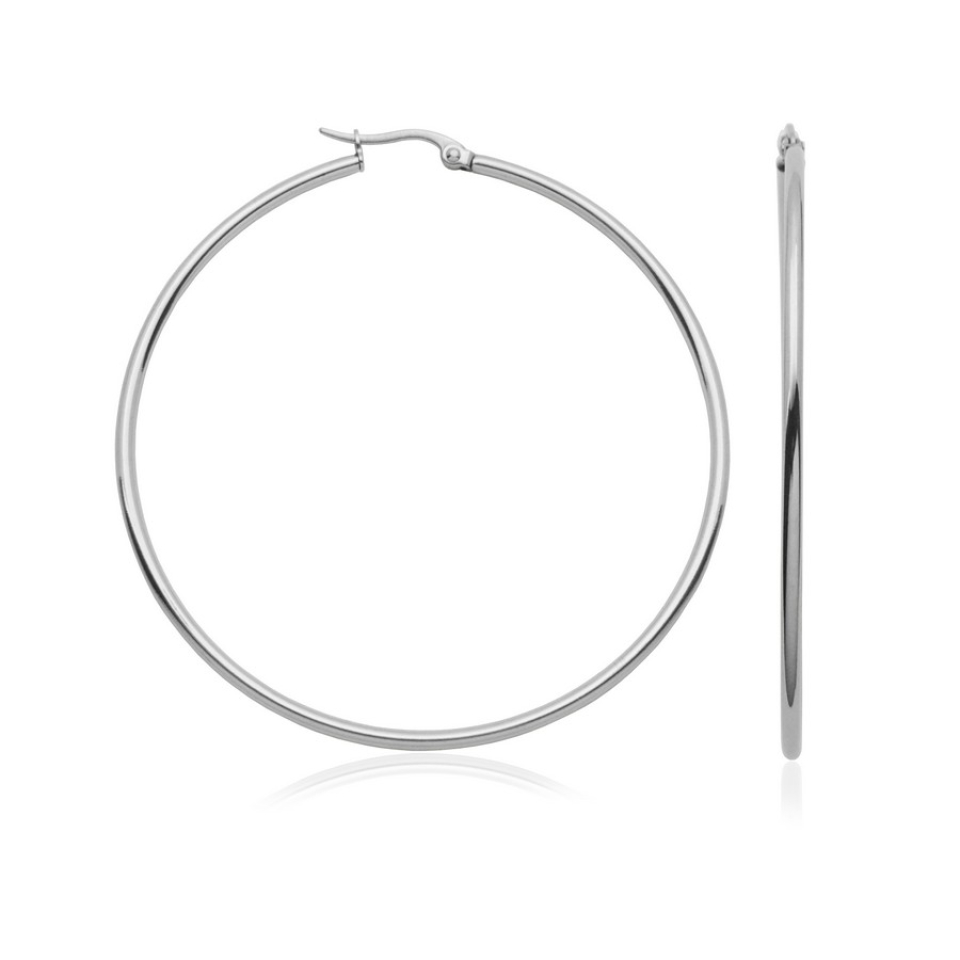 Boucles d'oreilles pour femme en stainless, 60mm - T2XE710160 - Steelx