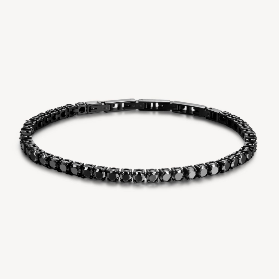 Bracelet tennis pour homme en stainless, cubic zirconium - BVD12 - Brosway