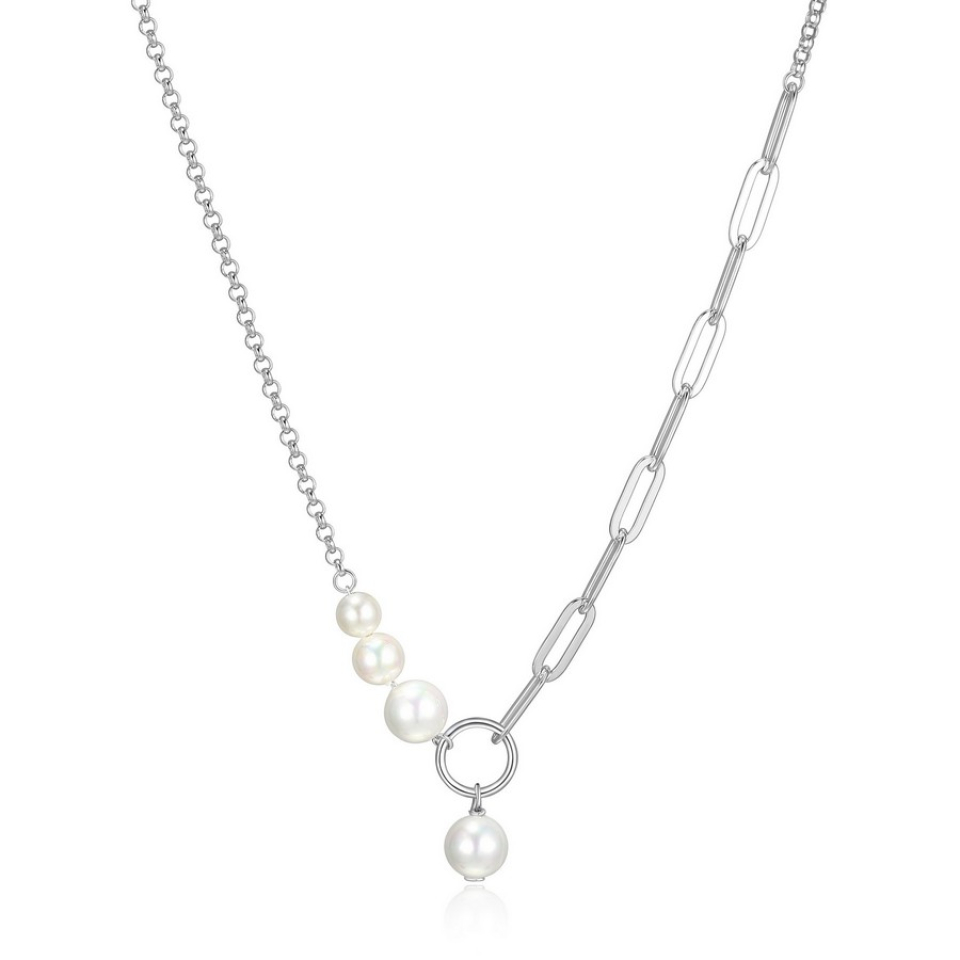 Collier pour femme en argent 925, perles - R0LBKKBG44 - ELLE
