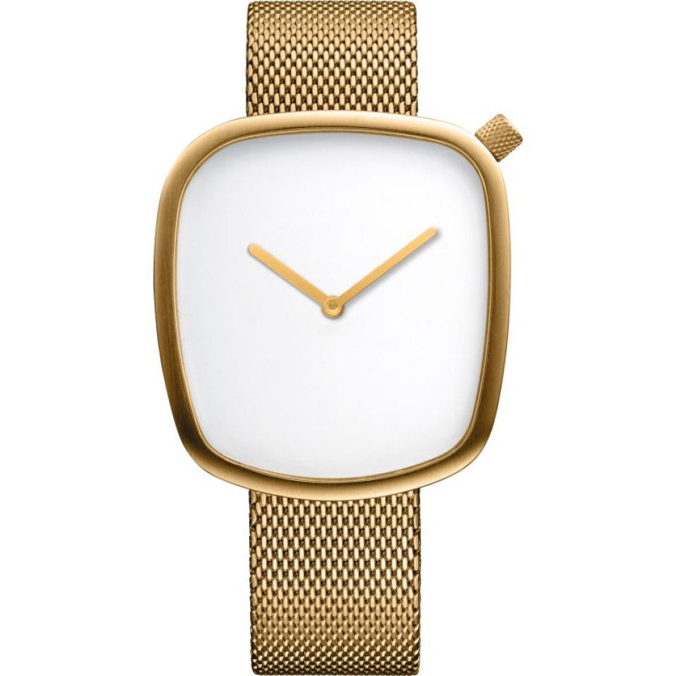 Montre pour femme en stainless, bracelet de mèche, verre de saphir, 3ATM - 18040-364 - Bering