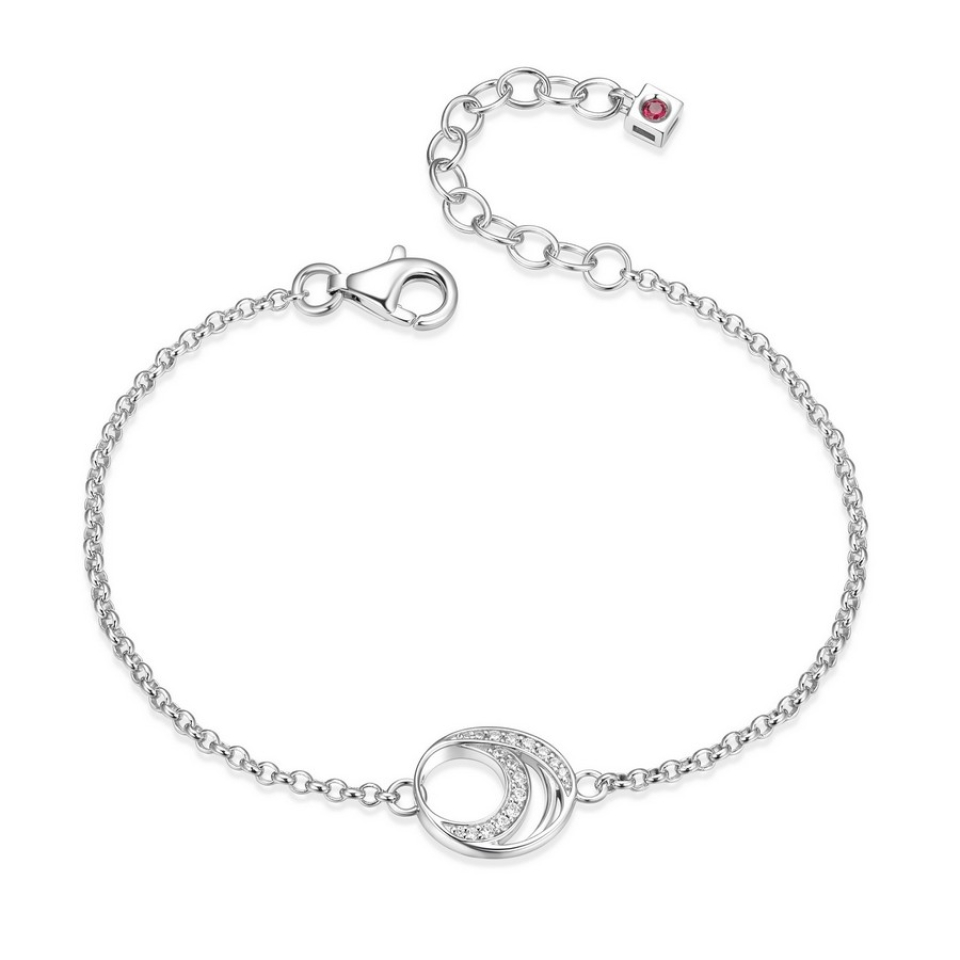 Bracelet pour femme en argent 925, cubic zirconium - R1LAQQ0004Q - ELLE