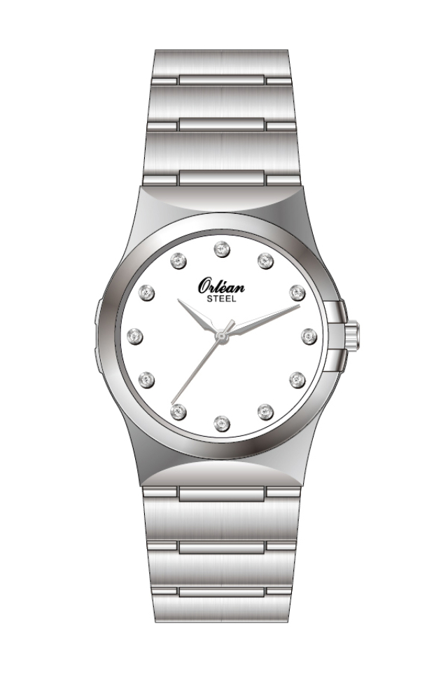 Montre pour femme en stainless, 3ATM - ME3615 - Orléan