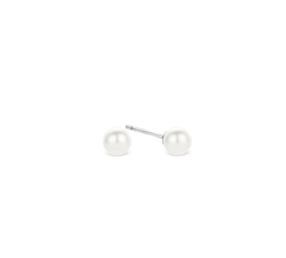 Boucles d'oreilles pour femme en argent 925, perles - 7582PW - Ti Sento Milano