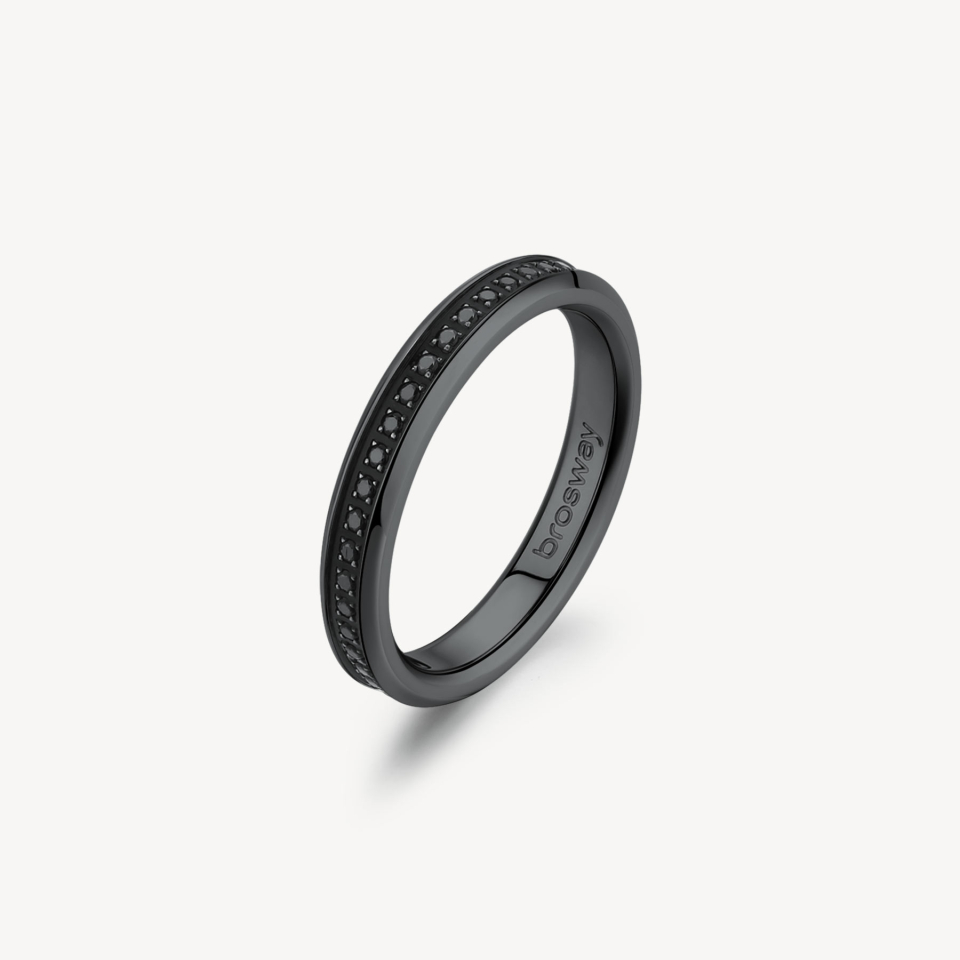 Bague pour homme en stainless, cubic zirconium - BIK39D - Brosway