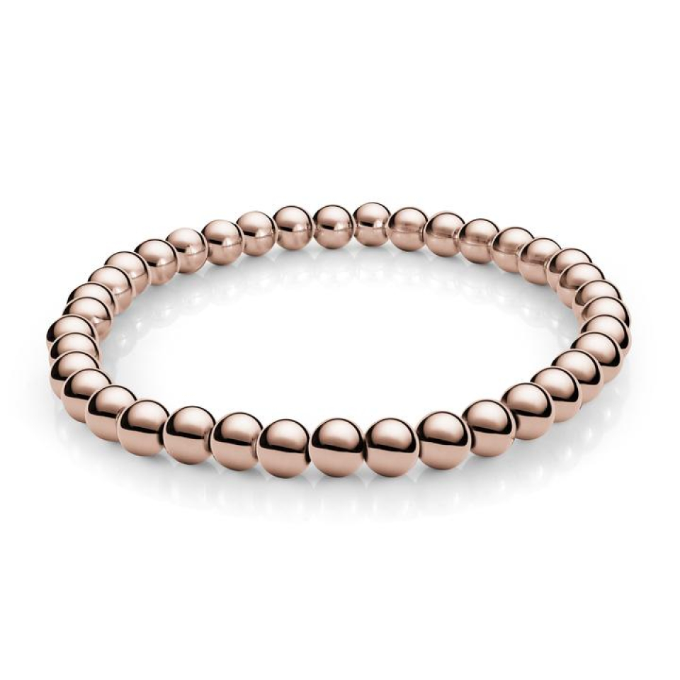 Bracelet élastique pour femme en stainless, boules - BB-295-S - Italgem