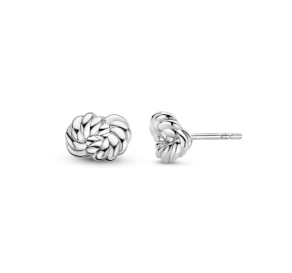 Boucles d'oreilles pour femme en argent 925, noeuds - 7896ST - Ti Sento Milano