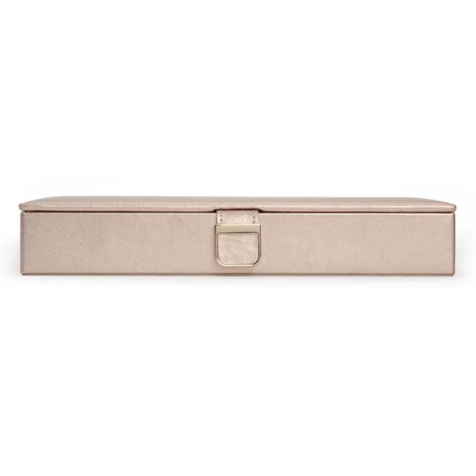 Coffre à bijoux pour femme en cuir et stainless, palermo - 213516 - Wolf