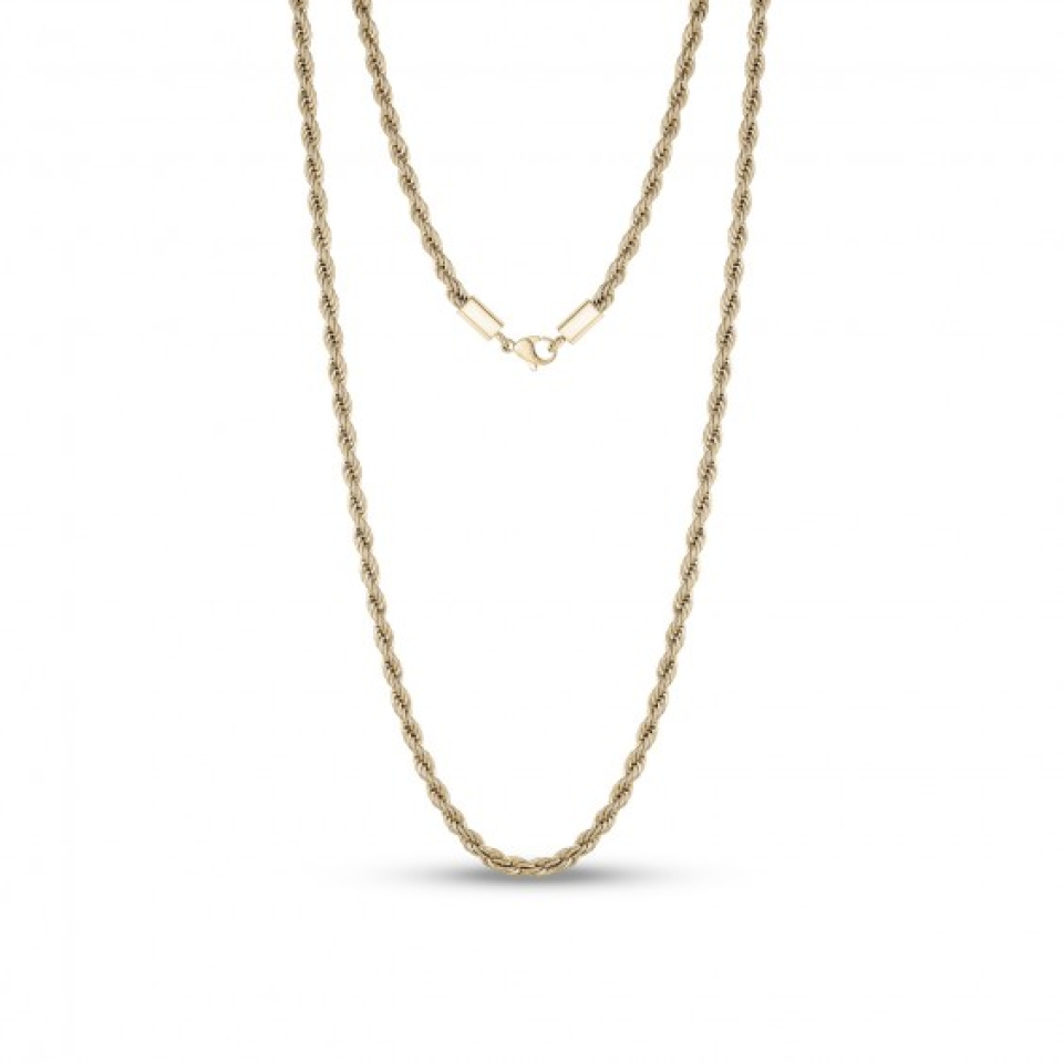 Chaine pour homme en stainless, torsade