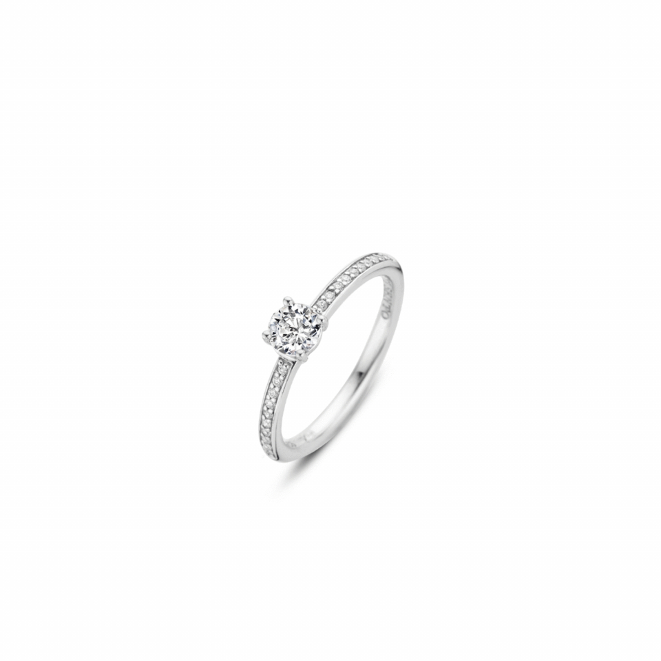 Bague pour femme en argent 925, cubic zirconium - 12109ZI/52 - Ti Sento Milano