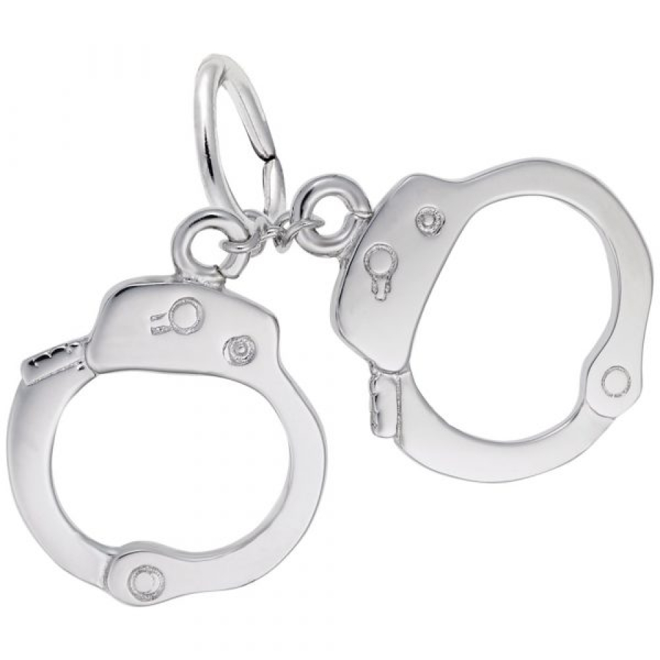 Pendentif en argent 925, menotte - 10-1646-000 - Rembrandt Charms
