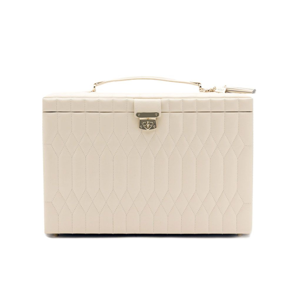 Coffre à bijoux Caroline en cuir véritable, XLarge - 329553 - Wolf