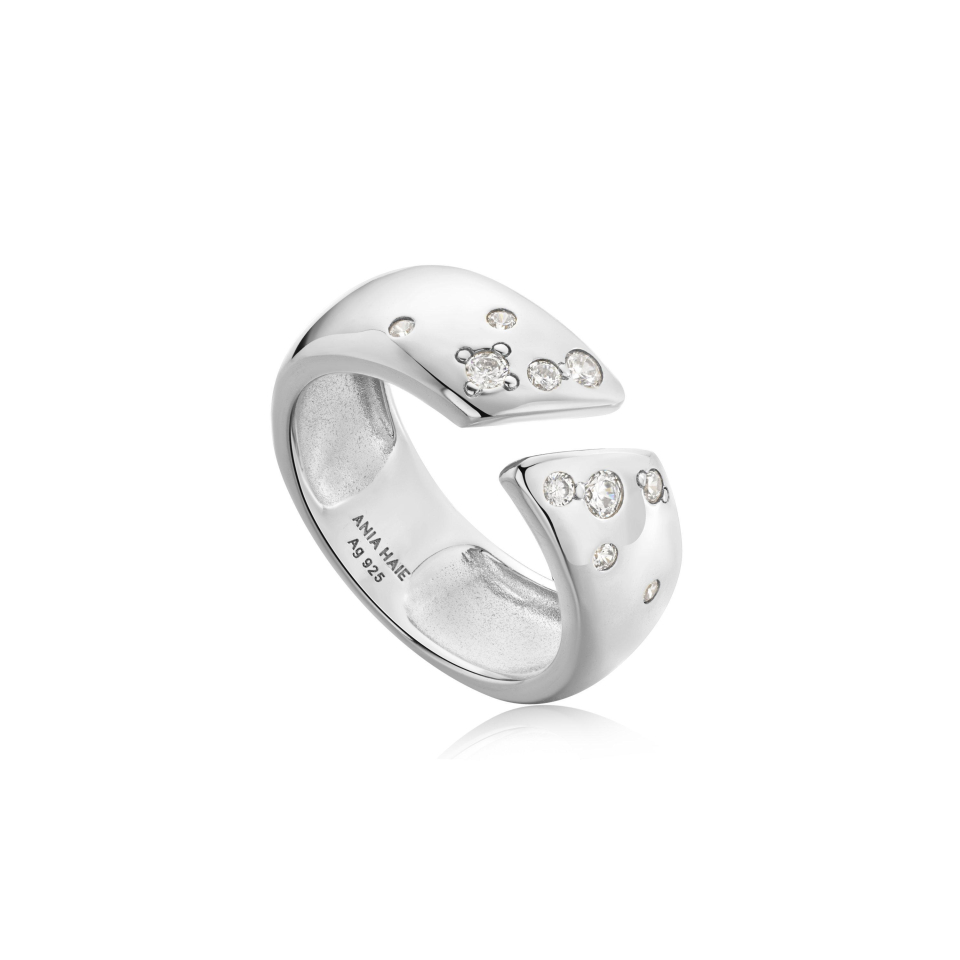 Bague pour femme en argent 925, cubic zirconium - R054-04H - Ania Haie