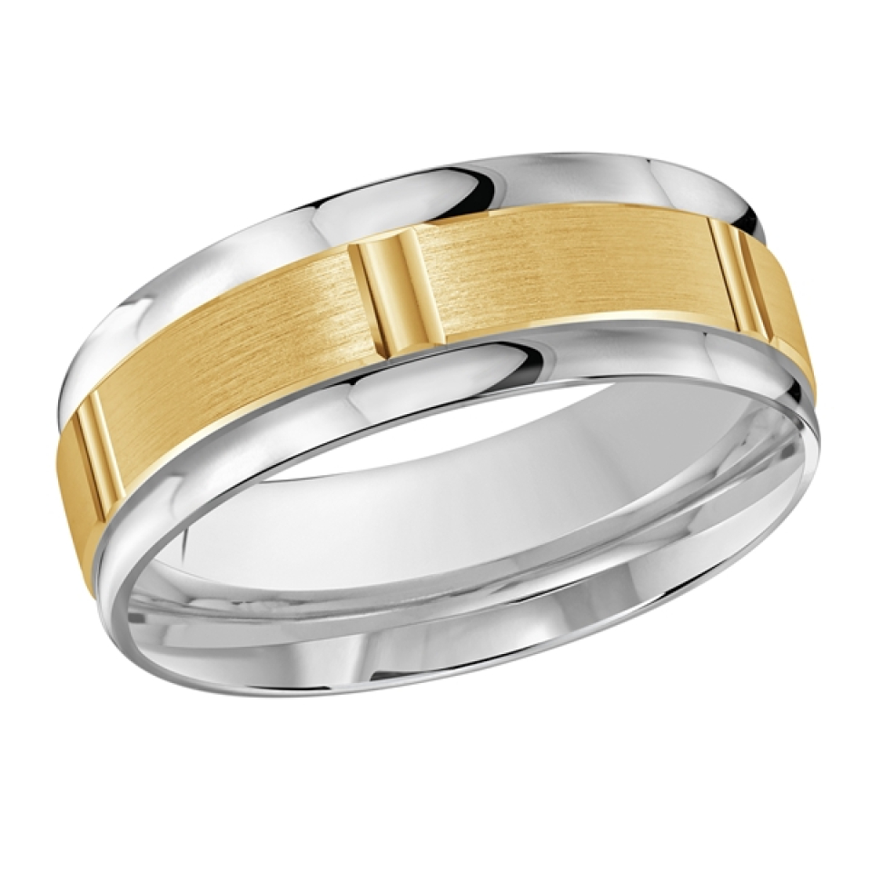 Jonc pour homme en or 10k - FT-636-6WY-01 - MALO