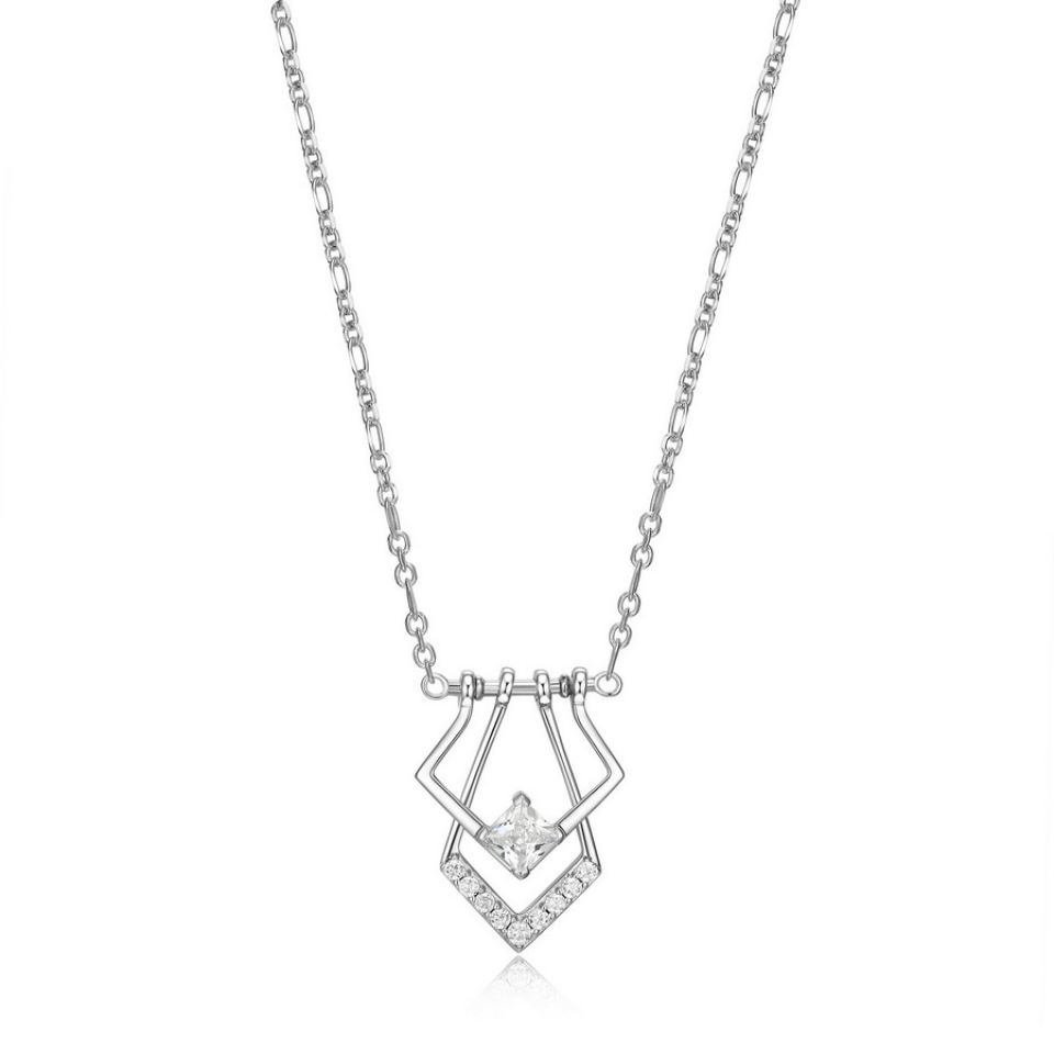 Pendentif pour femme en argent 925, cubic zirconium