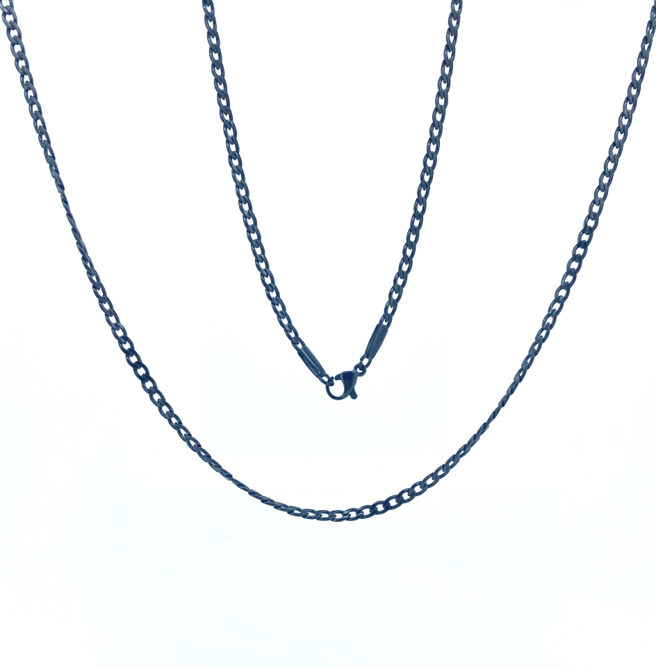 Chaine pour homme en stainless, gourmette - SSZ-GOURM30-30-B - Arezzo