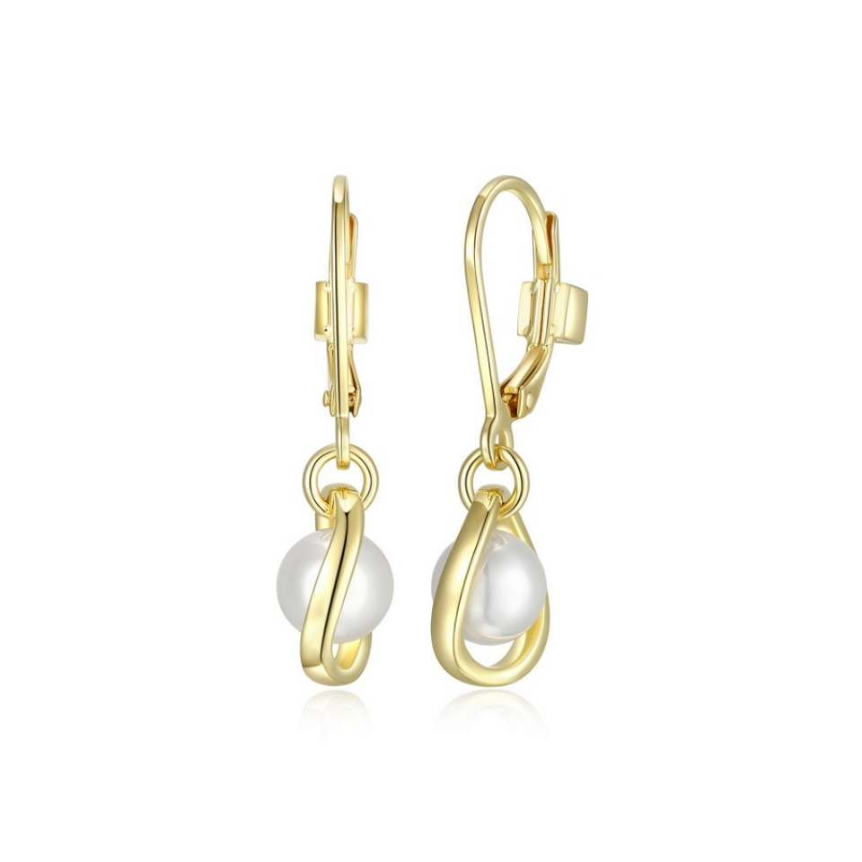 Boucles d'oreilles pour femme en argent 925, perles - 32LCQE4503 - ELLE