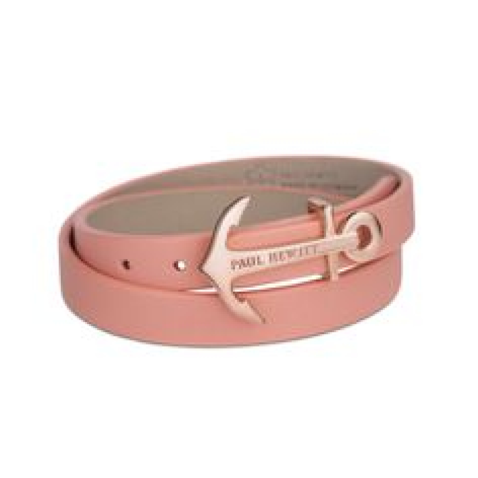 Bracelet cuir / stainless double, ancre - PH-WB-R-24S - Paul Hewitt