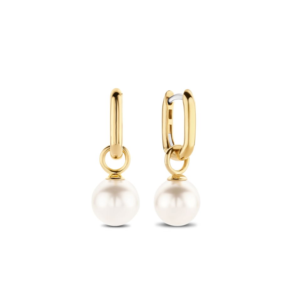 Boucles d'oreilles pour femme en argent 925, perles - 7848PW - Ti Sento Milano