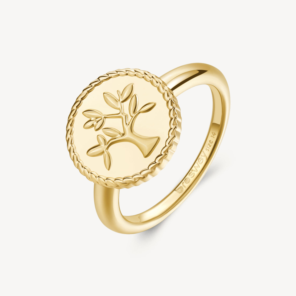Bague pour femme en stainless, arbre - BHKR002B - Brosway