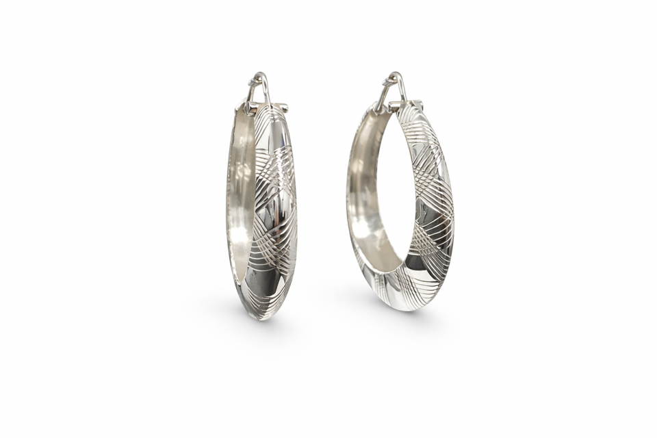 Boucles d'oreilles pour femme en argent 925 - BO581 - Divers