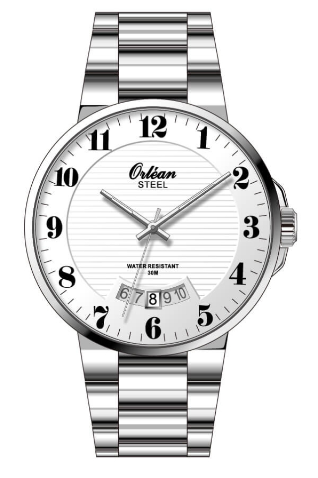 Montre pour homme en stainless, 3ATM - ME3603 - Orléan
