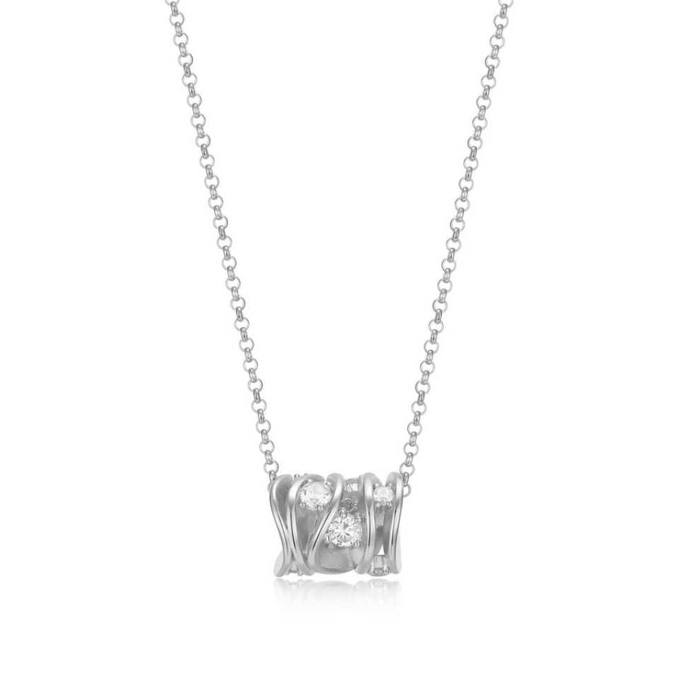 Pendentif pour femme en argent 925, cubic zirconium - R0LC0M0046 - ELLE